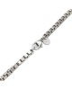 Venetian Box Chain Necklace in Sterling Silver
